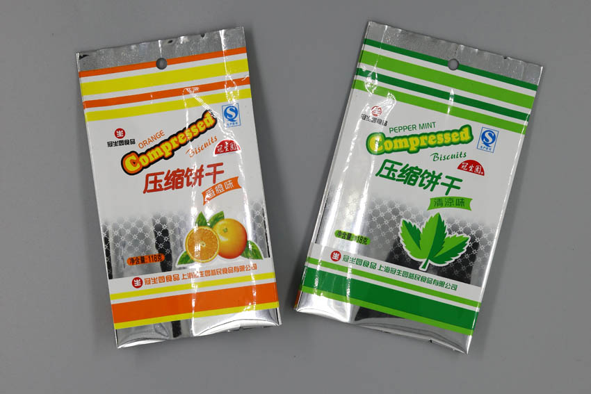OPP/VMPET/PE復合膜袋 背封袋用于餅干包裝袋